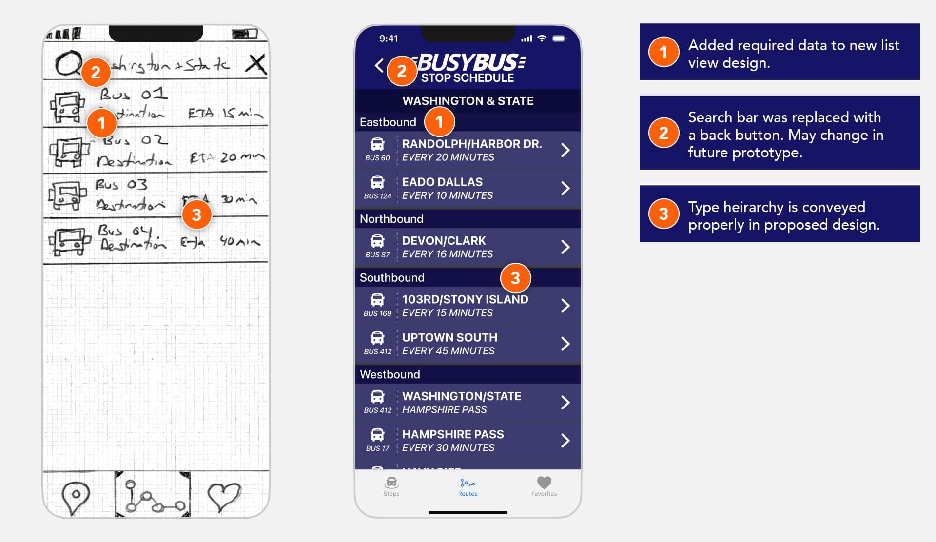 Busybus -- High Fidelity Mockups - Image 03