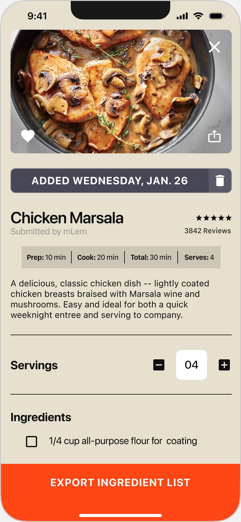 Foodle -- High Fidelity Mockups - Image 06
