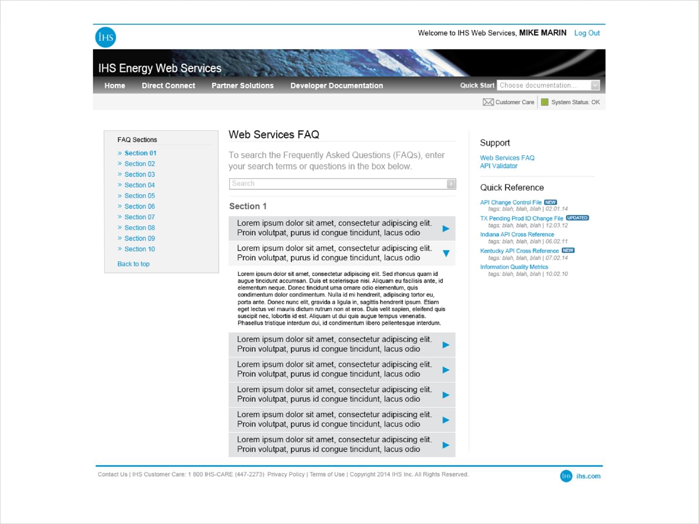 IHS: Web Portal Design -- Image 06